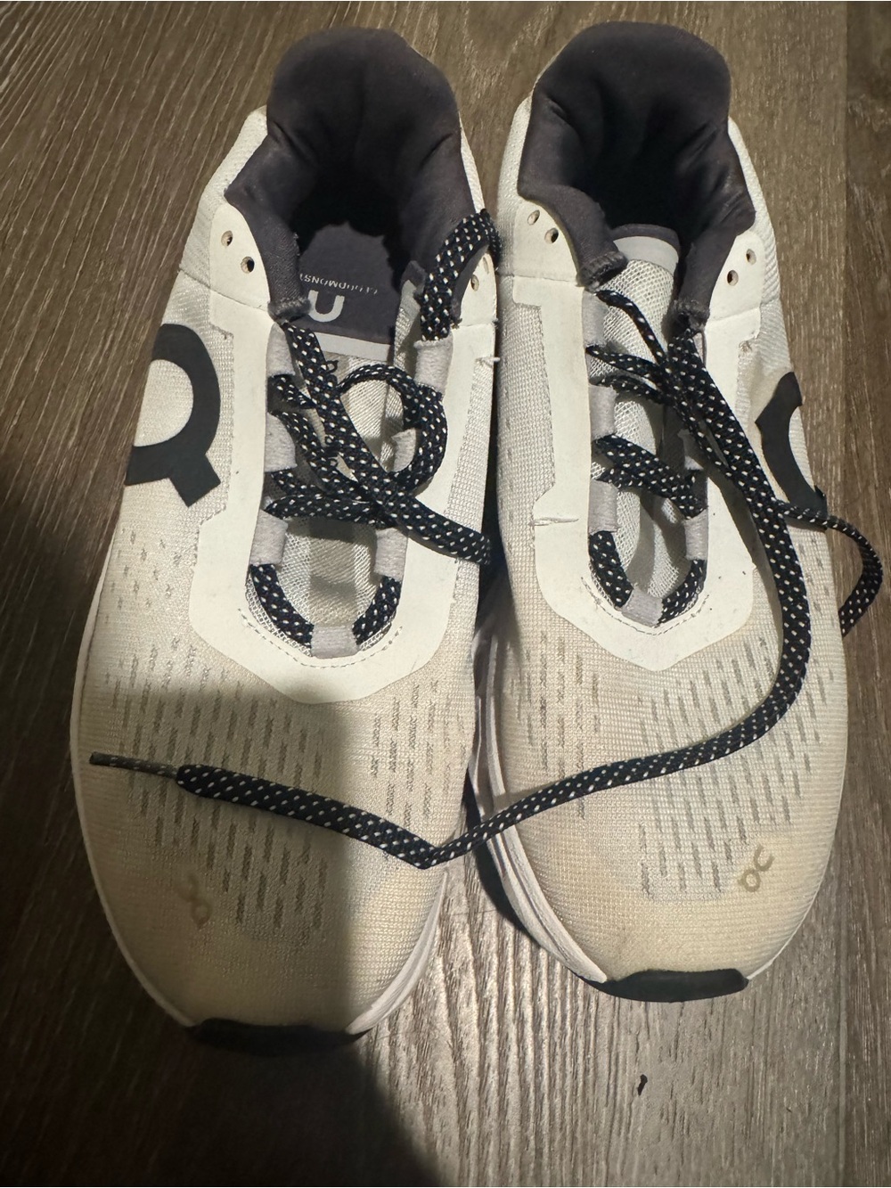 On Running White and Black Women's Sneakers